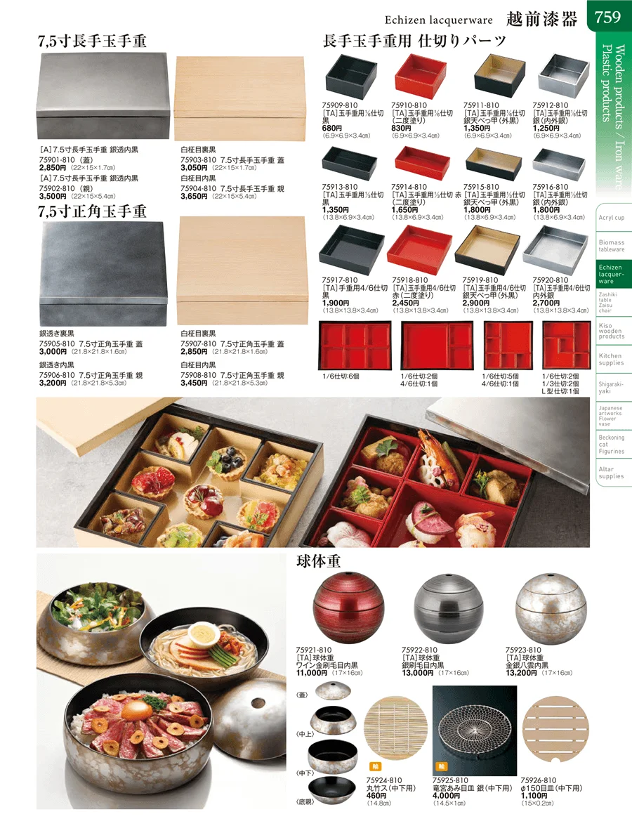 越前漆器 ページ759