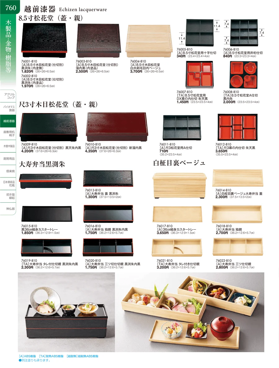 越前漆器 ページ760
