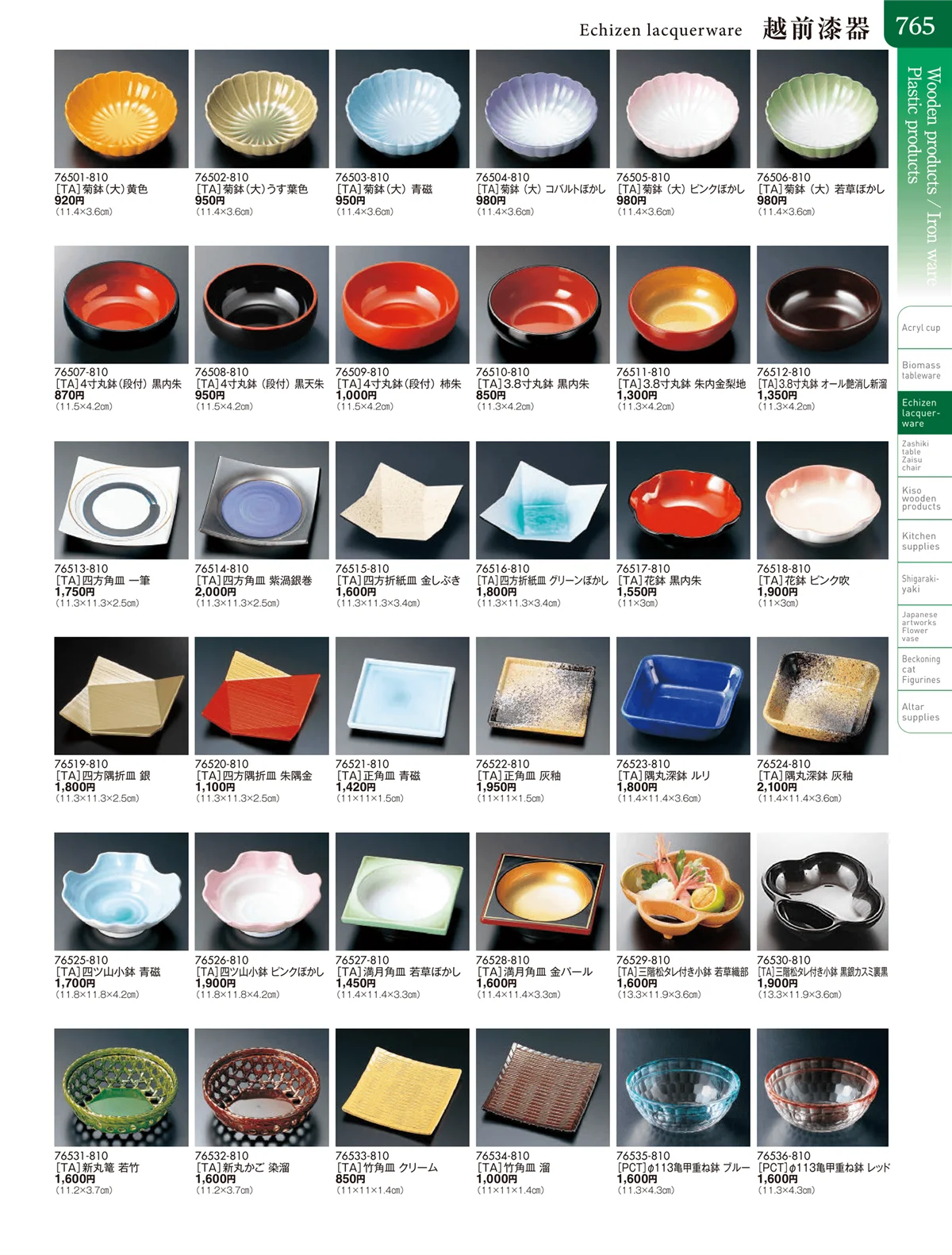 陶雅vol.20・ページ番号765・越前漆器