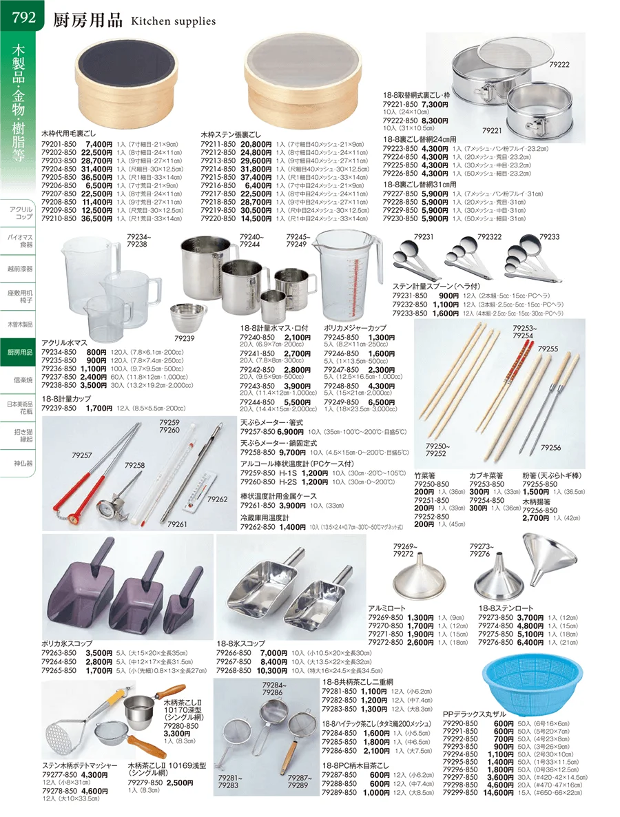 厨房用品 ページ792