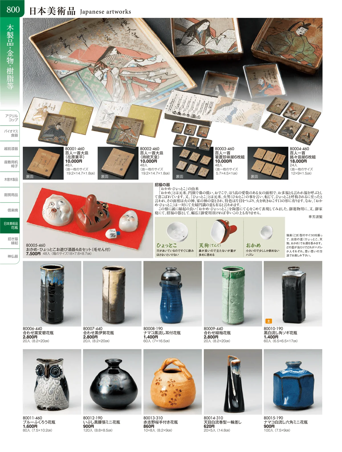 陶雅vol.20・ページ番号800・日本美術品・花瓶