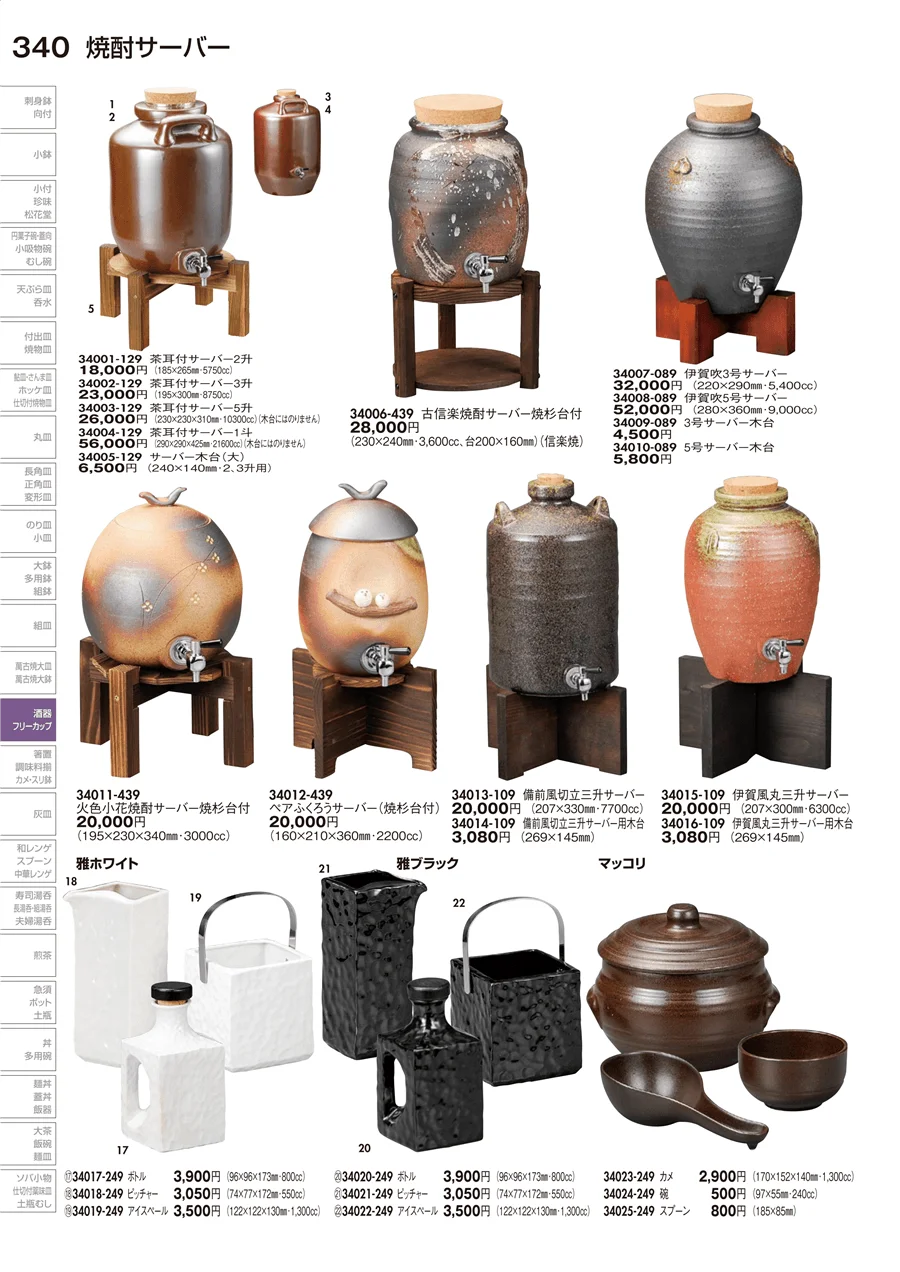 酒器 ページ340