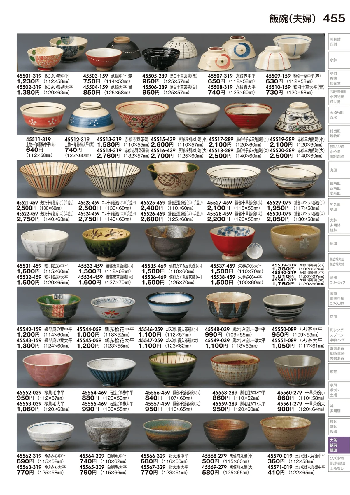 陶里vol.29・ページ番号455・飯碗（夫婦）