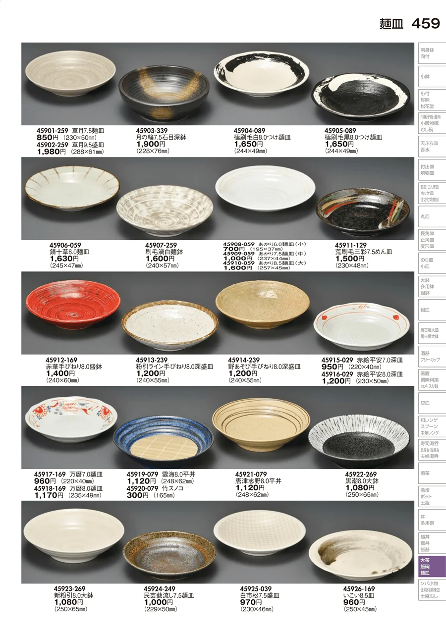 麺皿 ページ459