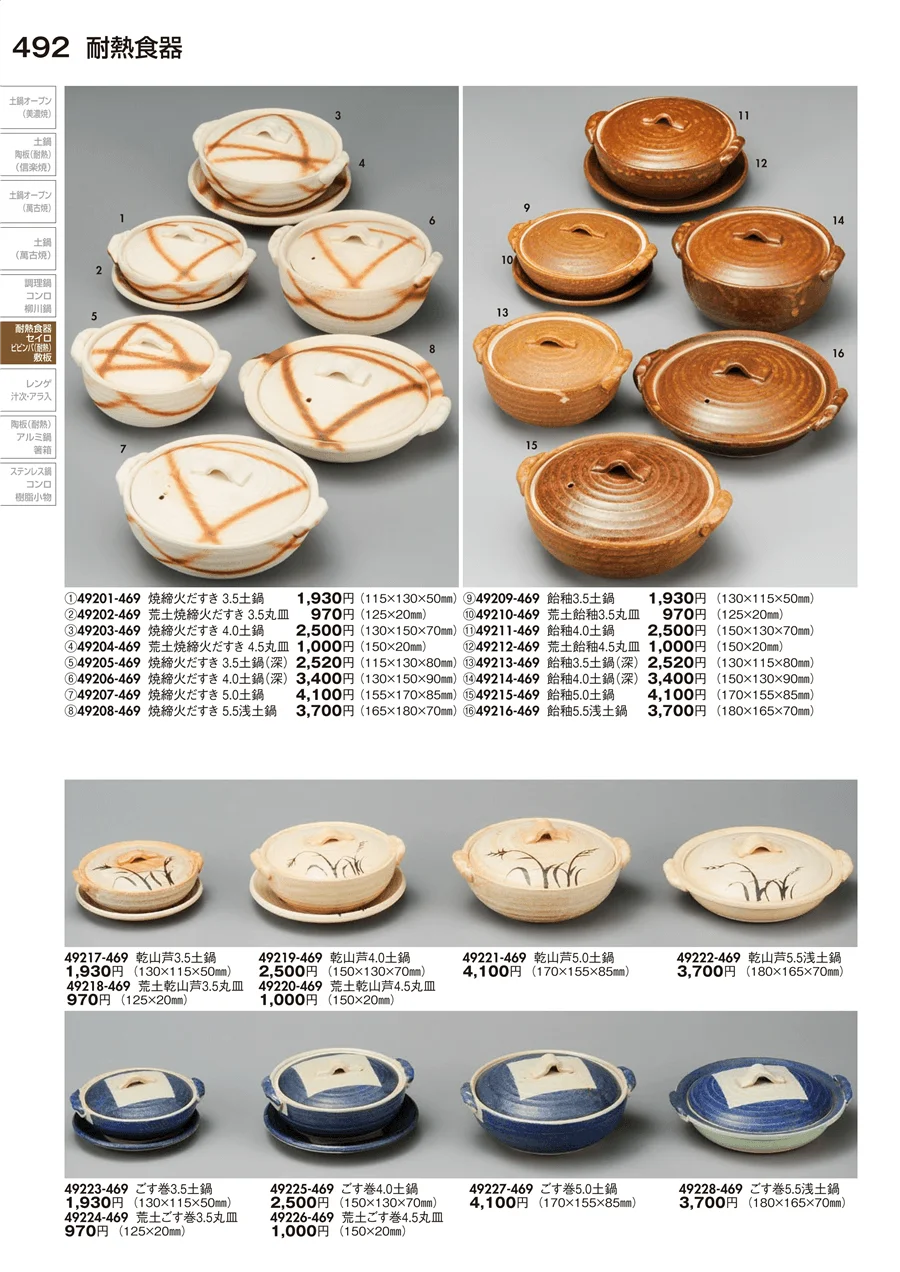 耐熱食器・セイロ ページ492