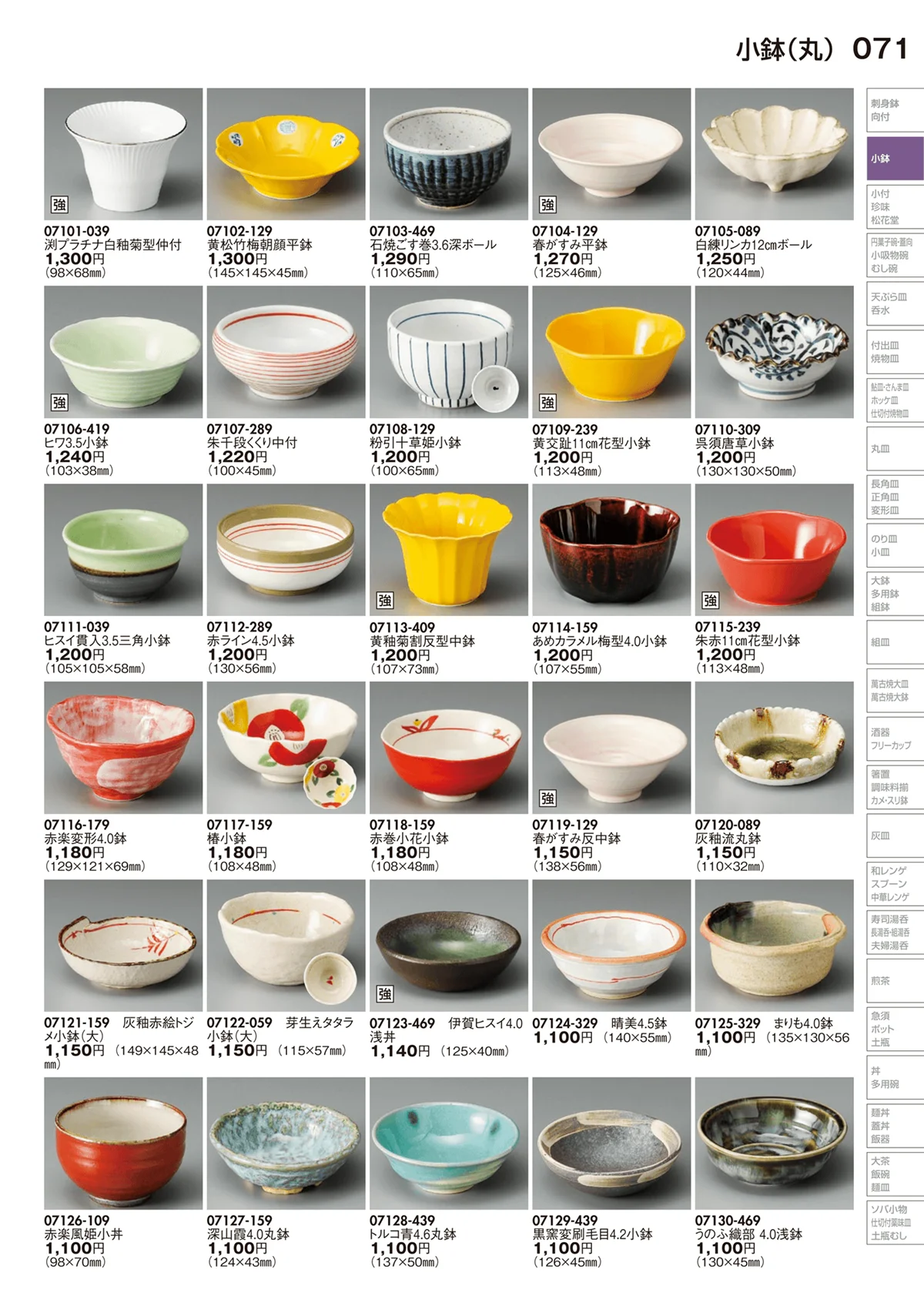 陶里vol.29・ページ番号71・小鉢（丸）