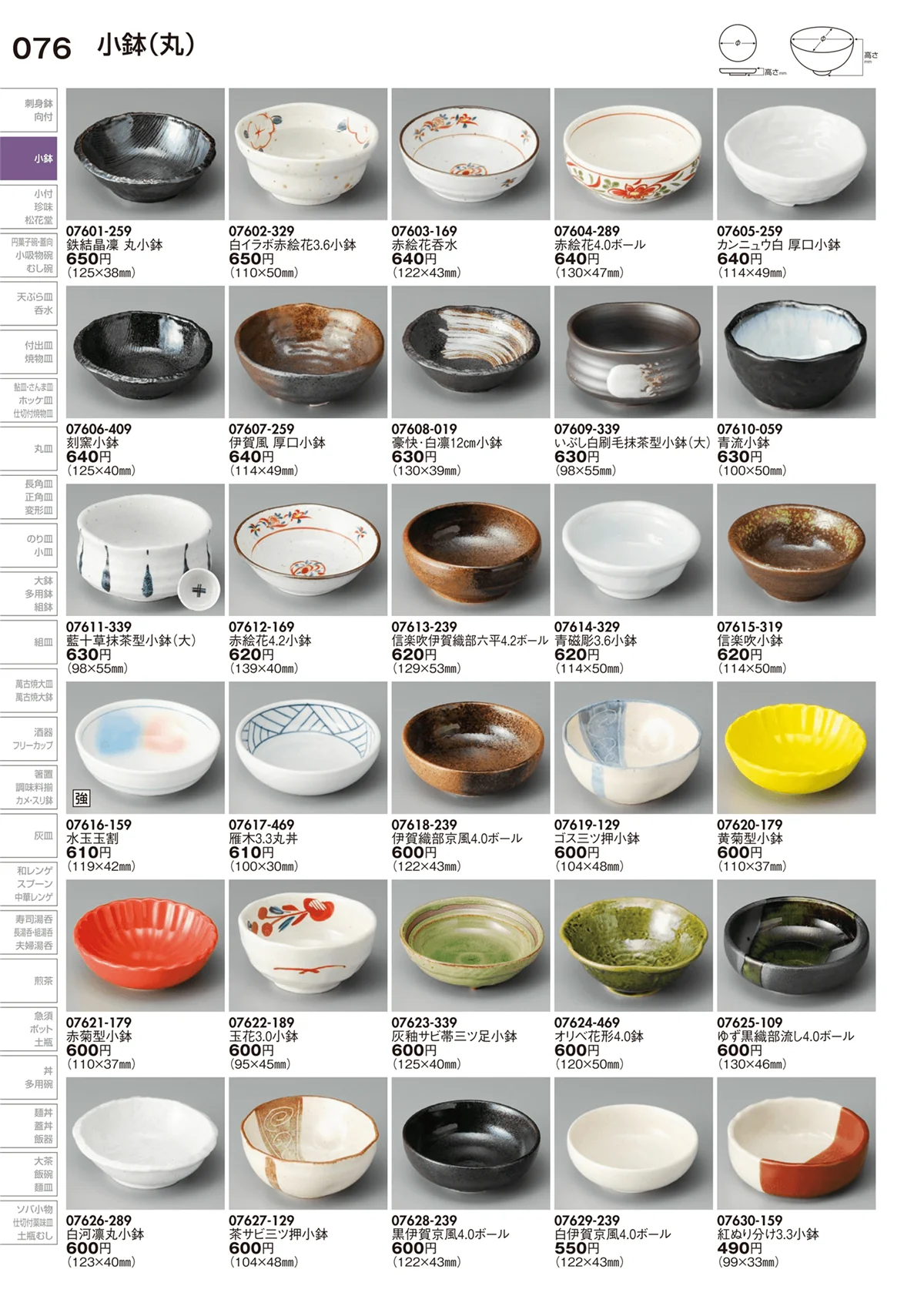陶里vol.29・ページ番号76・小鉢（丸）