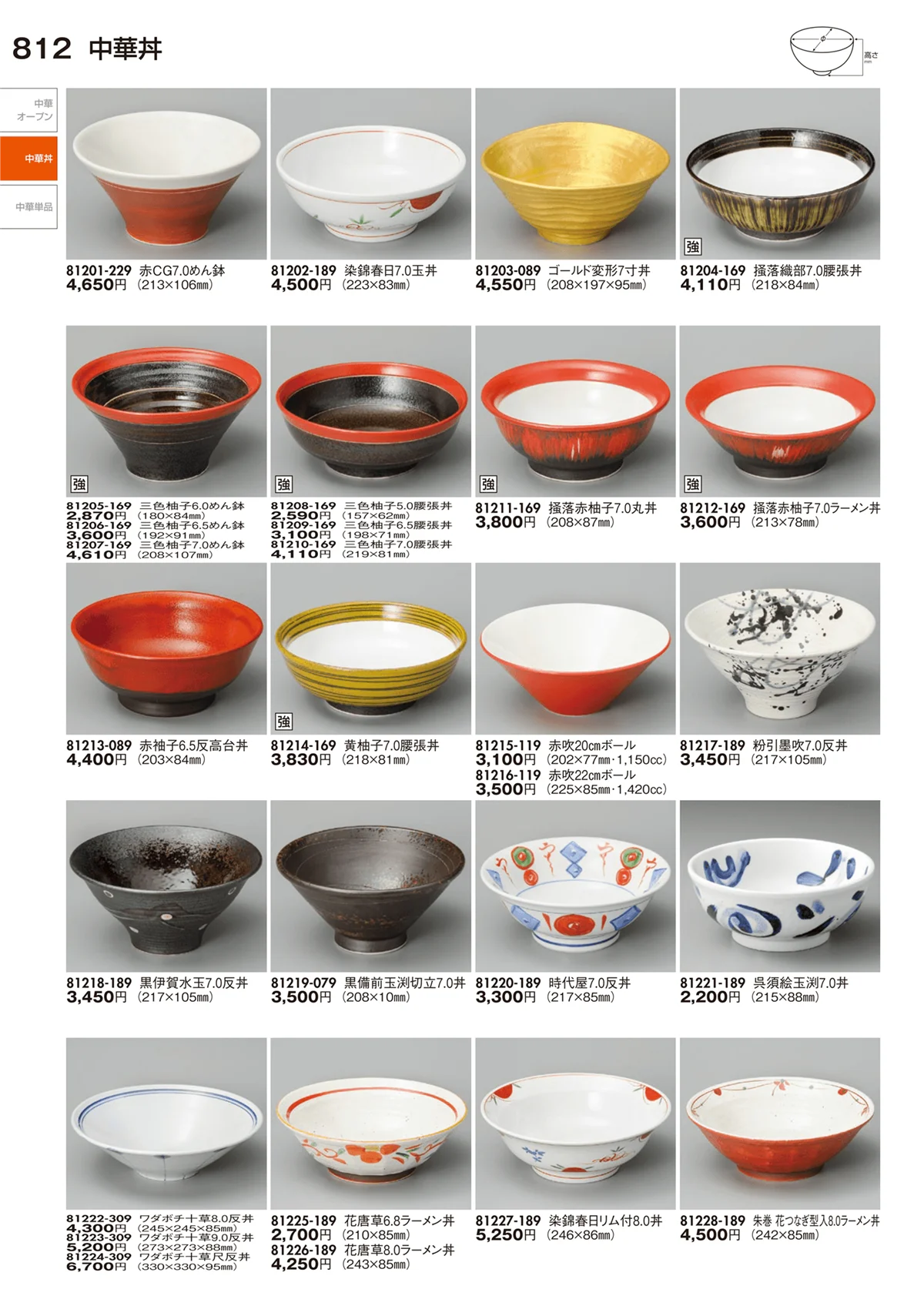 陶里vol.29・ページ番号812・中華丼・中華単品