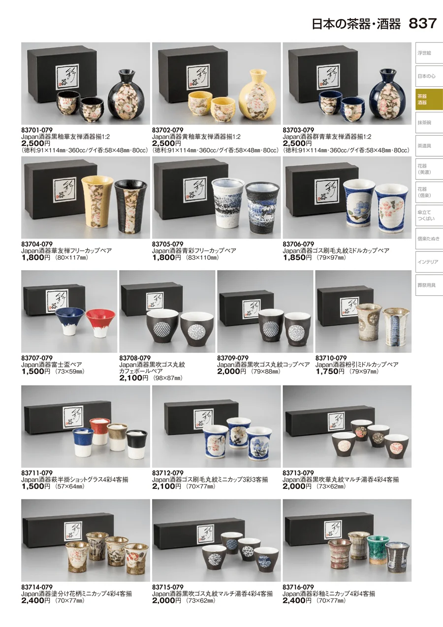 日本の茶器・酒器 ページ837