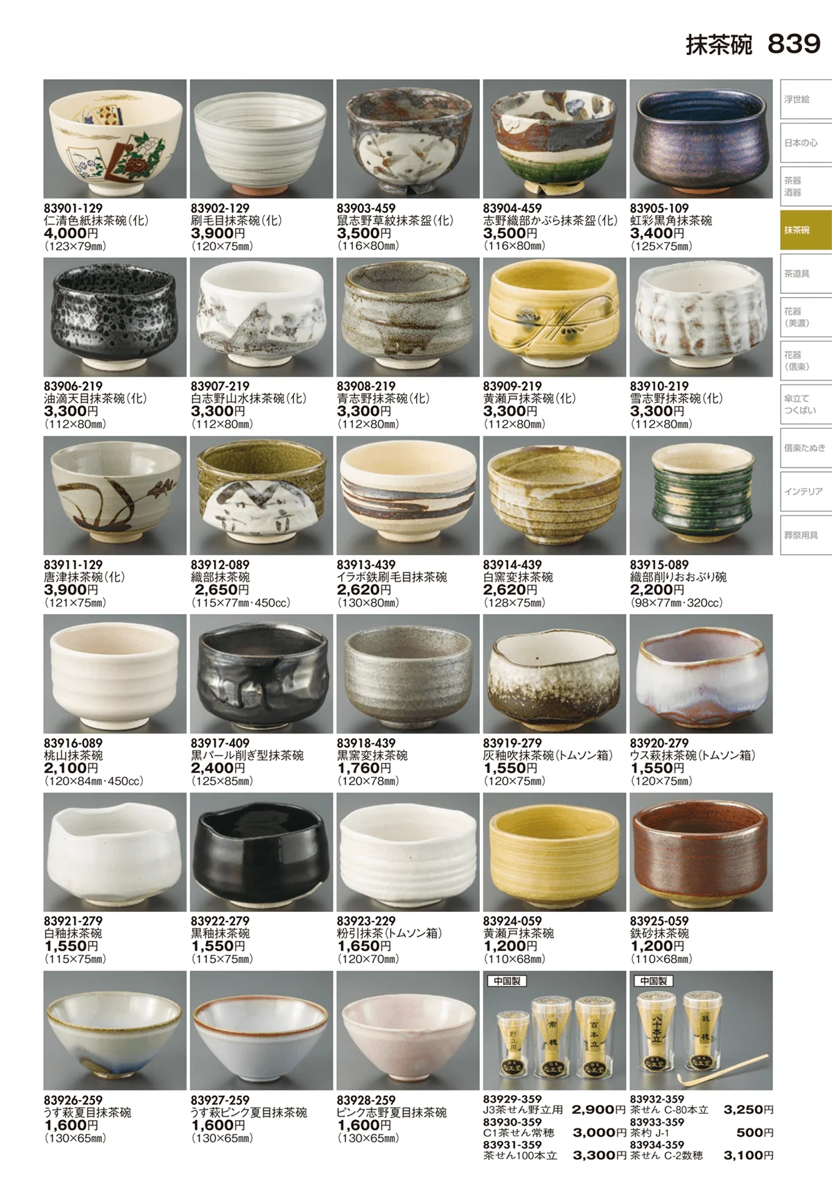 陶里vol.29・ページ番号839・抹茶碗