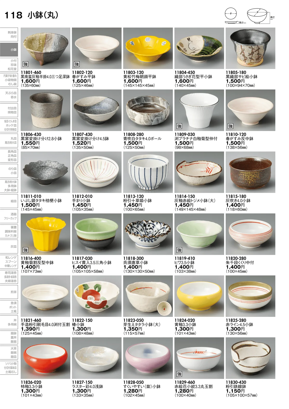 陶里vol.30・ページ番号118・小鉢（丸）