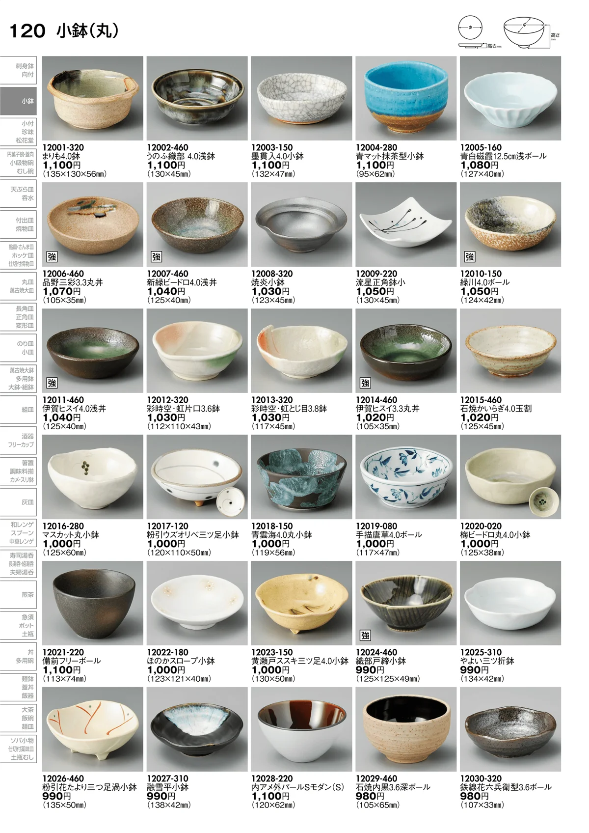 陶里vol.30・ページ番号120・小鉢（丸）