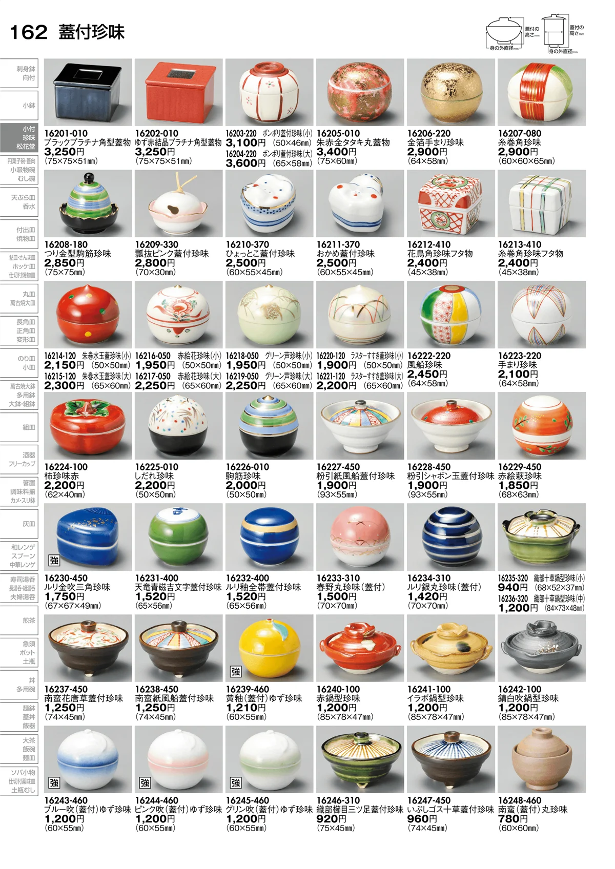 陶里vol.30・ページ番号162・蓋付珍味