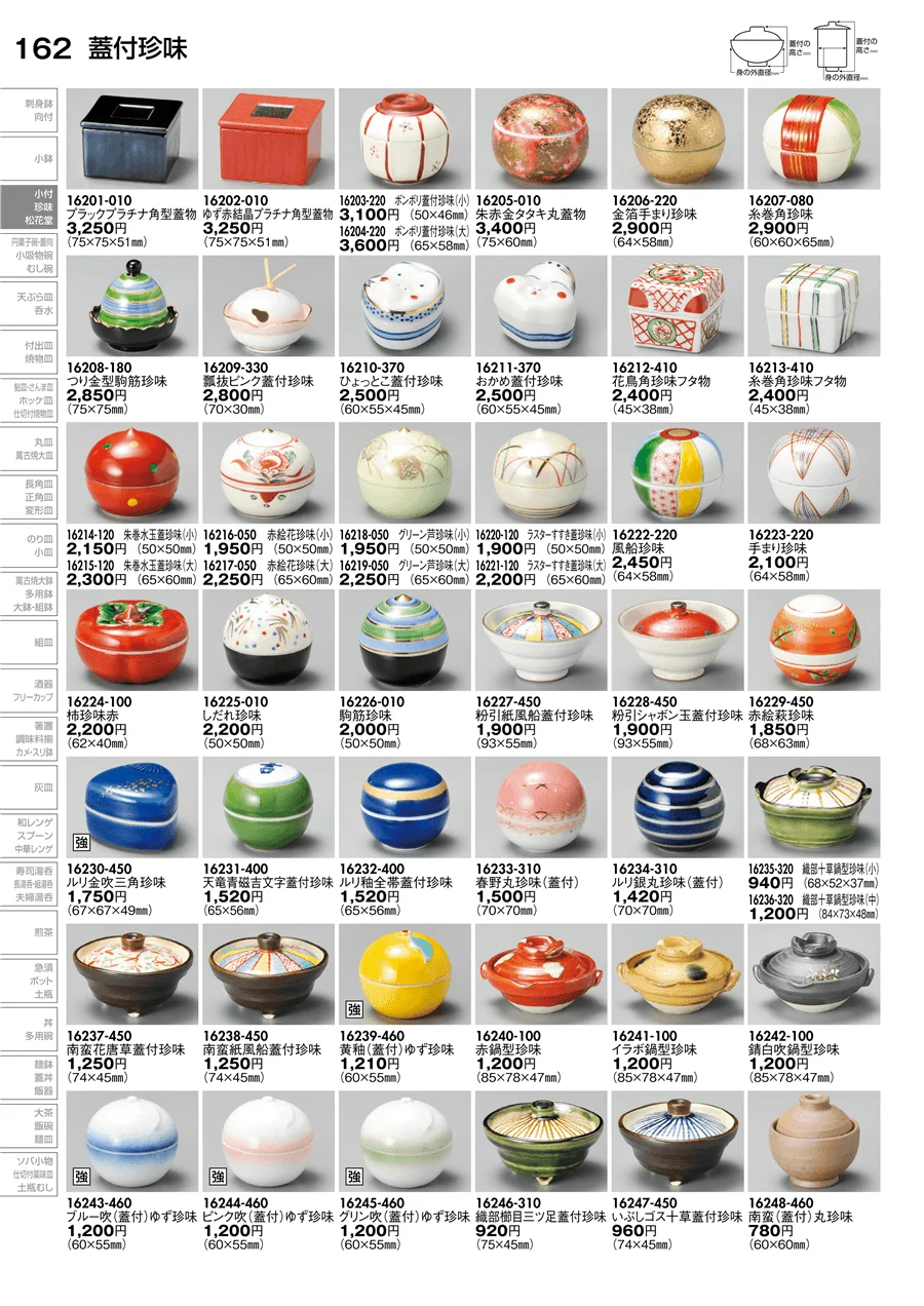 蓋付珍味 ページ162