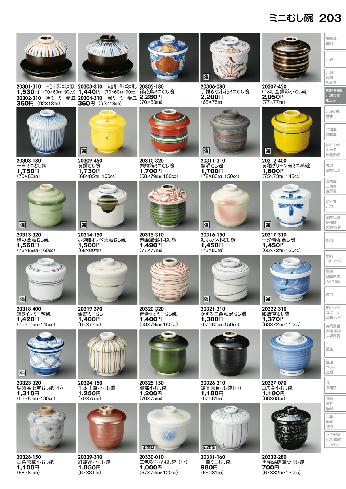 陶里vol.30・ページ番号203・ミニむし碗