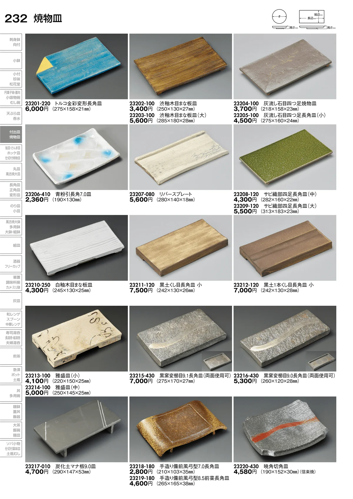 陶里vol.30・ページ番号232・焼物皿