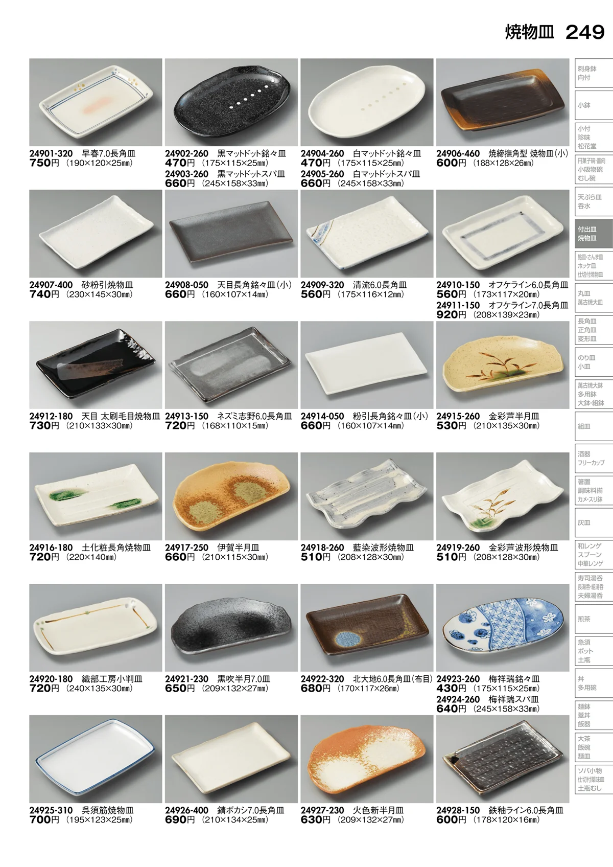 陶里vol.30・ページ番号249・焼物皿