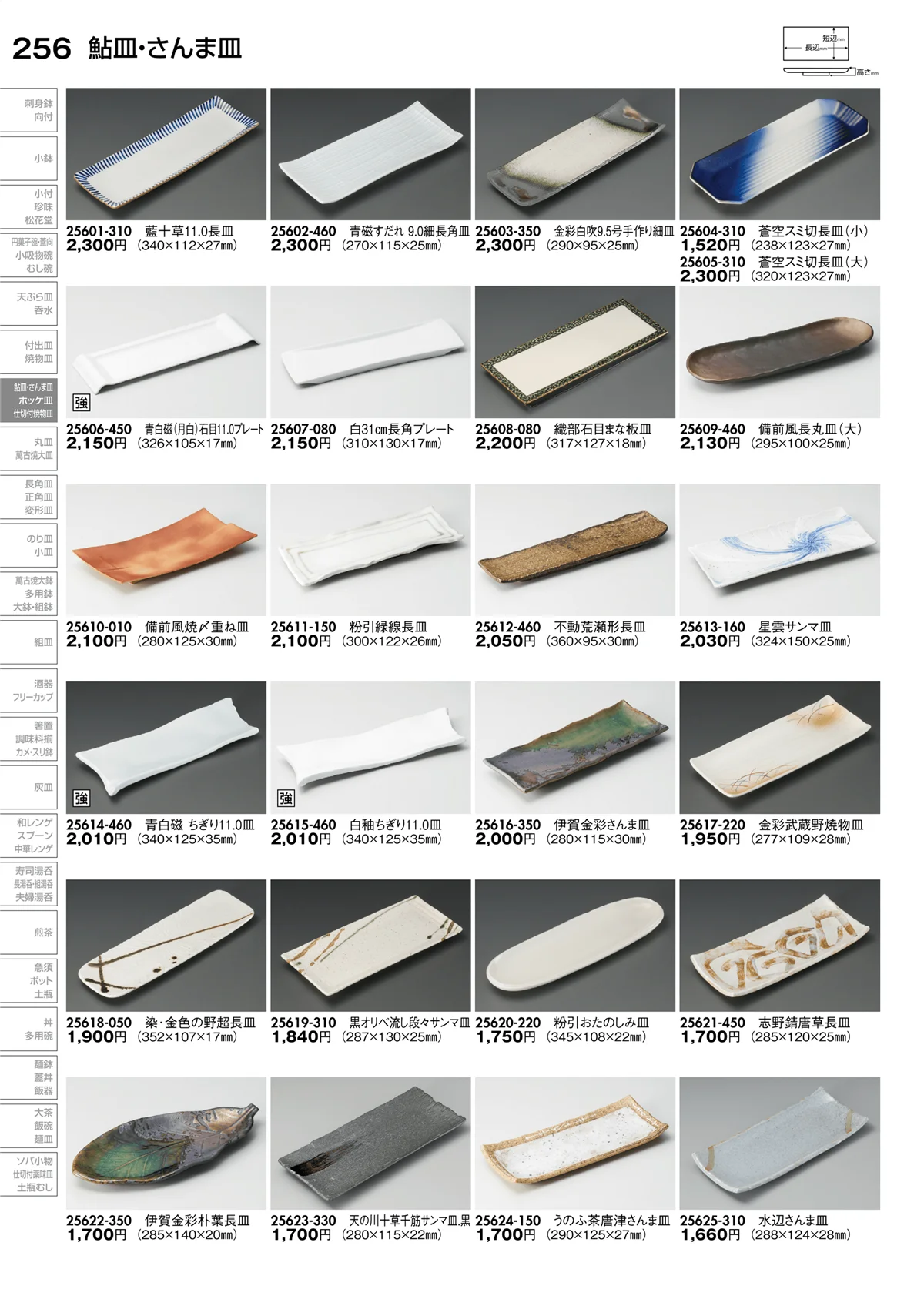 陶里vol.30・ページ番号256・鮎皿･さんま皿