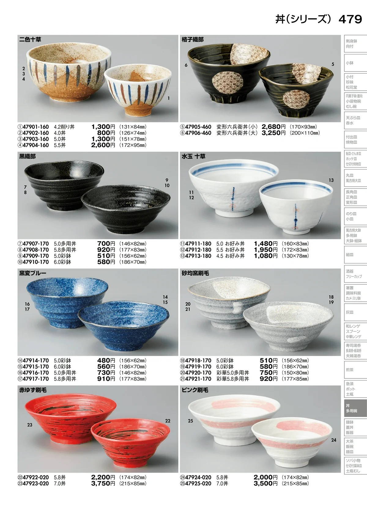 陶里vol.30・ページ番号479・丼（シリーズ）