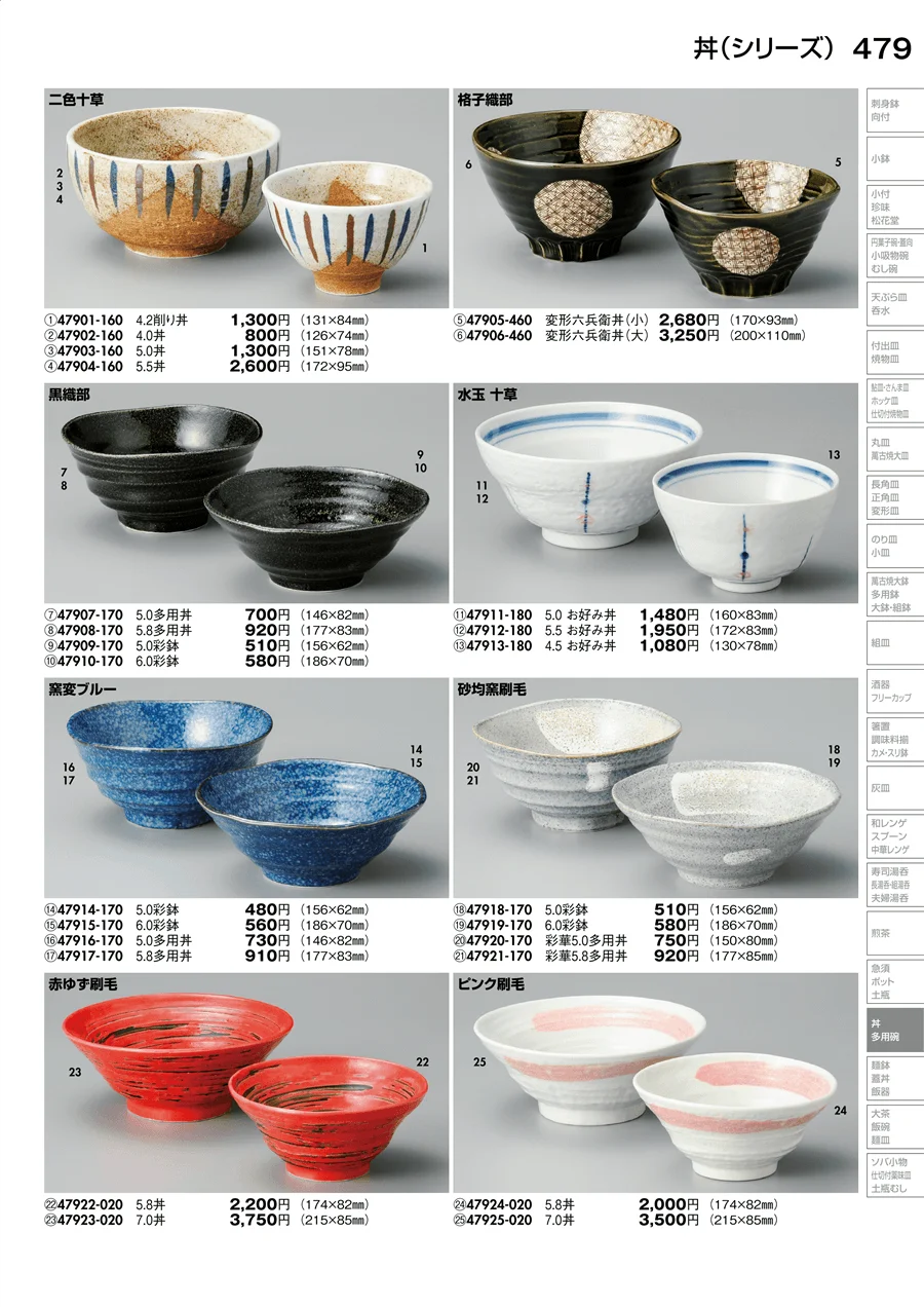 丼（シリーズ） ページ479