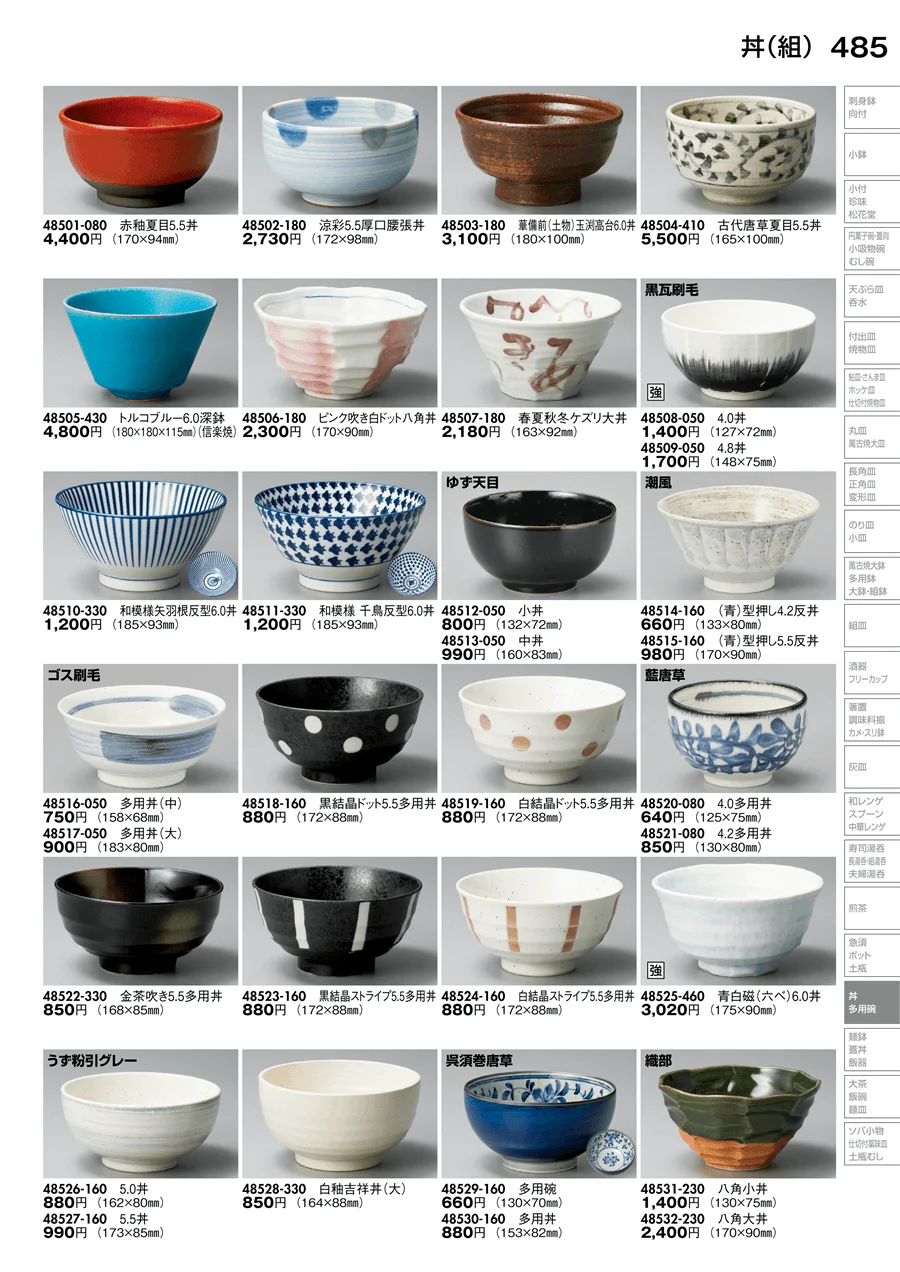 丼（組） ページ485