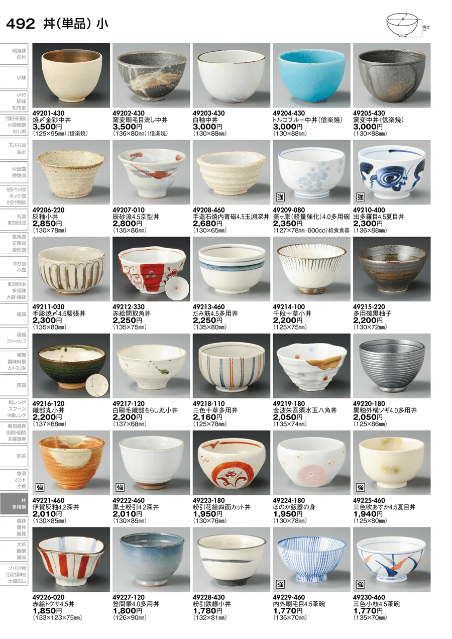 丼（単品） ページ492