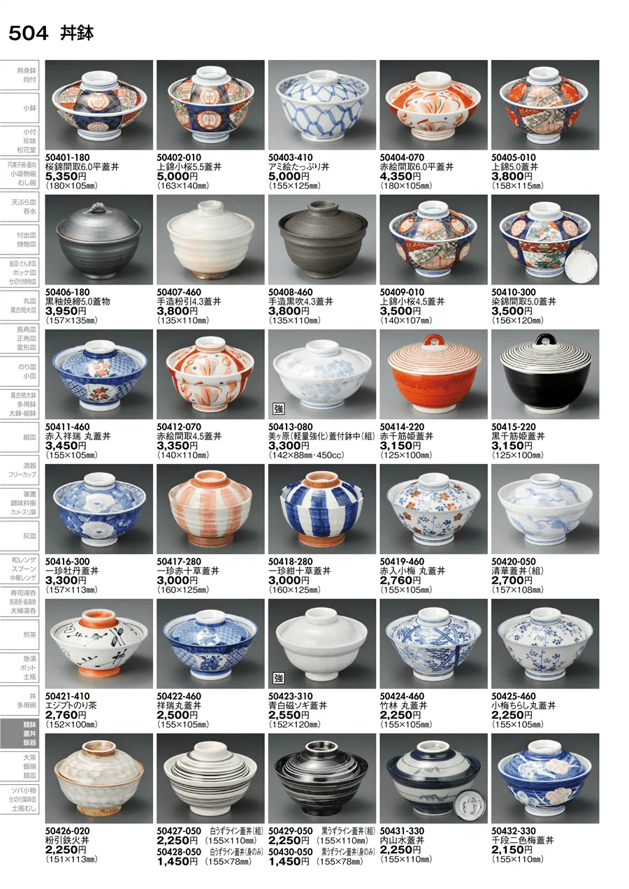 丼鉢 ページ504
