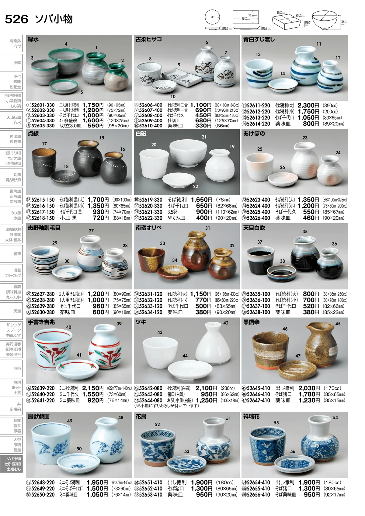 陶里vol.30・ページ番号526・ソバ小物