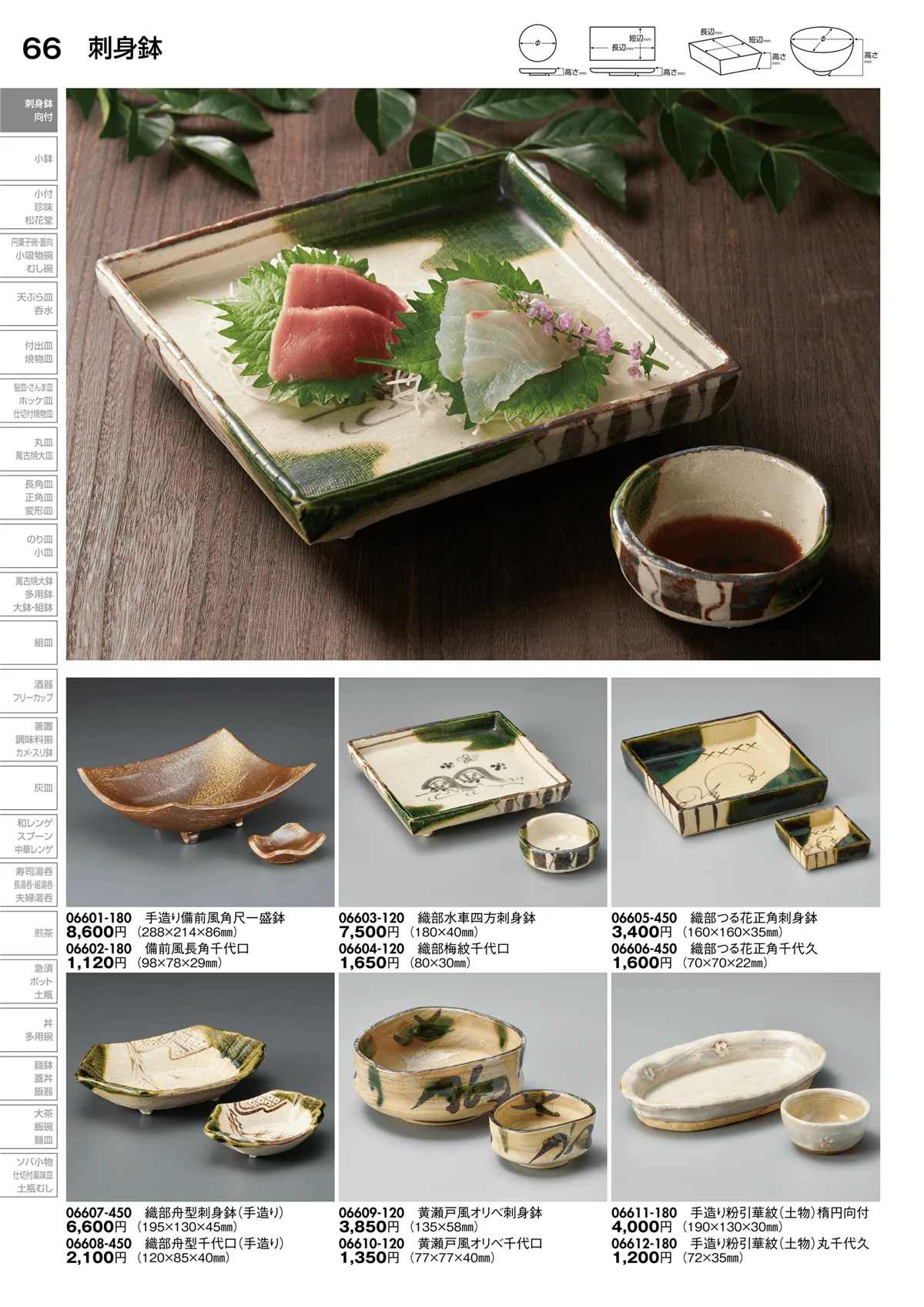陶里vol.30・ページ番号66・刺身鉢
