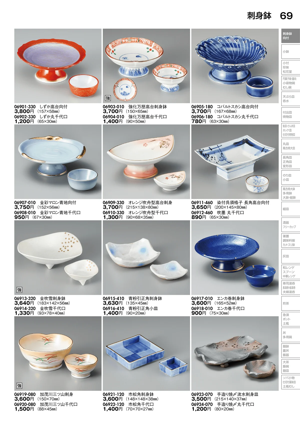 陶里vol.30・ページ番号69・刺身鉢