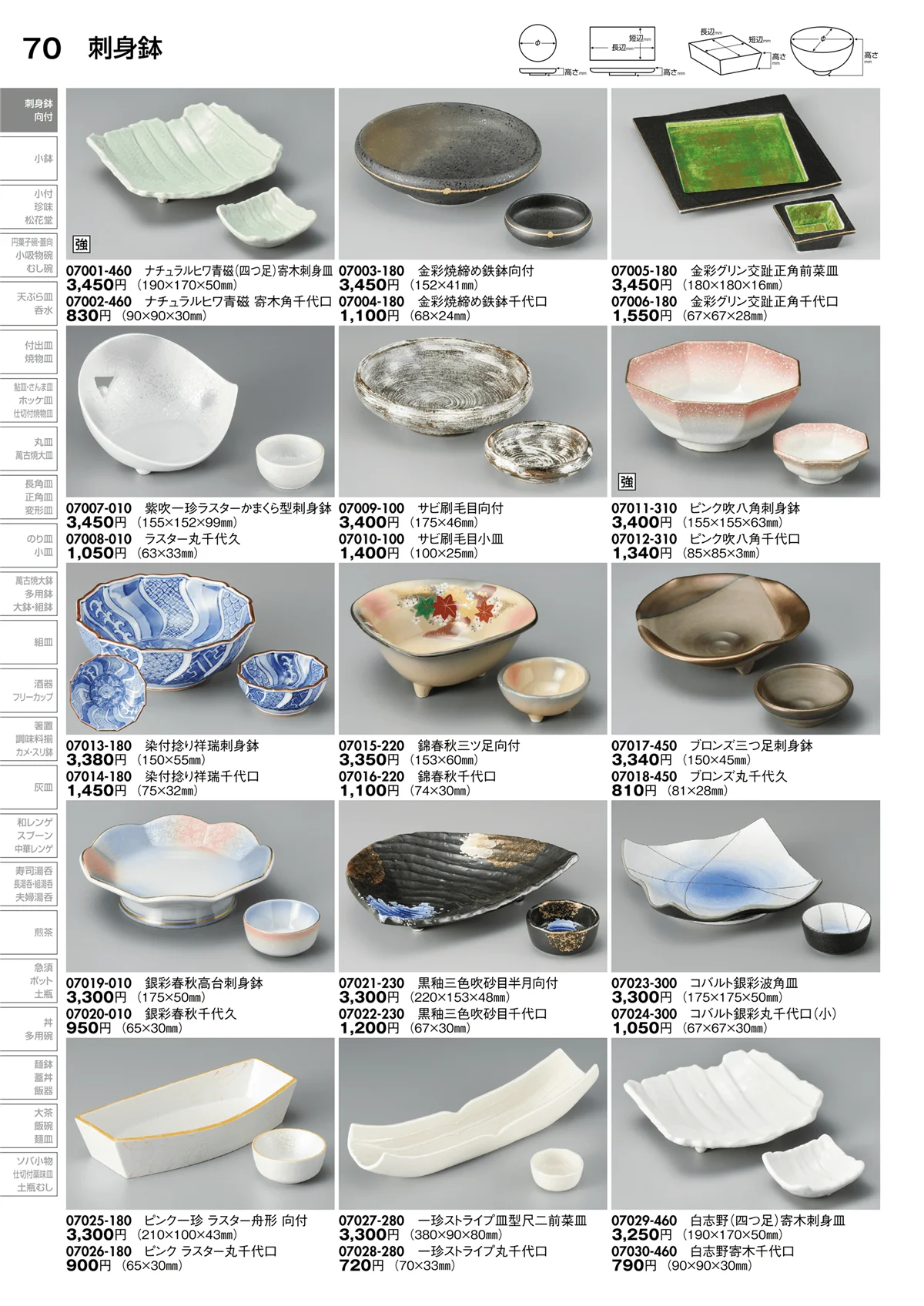 陶里vol.30・ページ番号70・刺身鉢