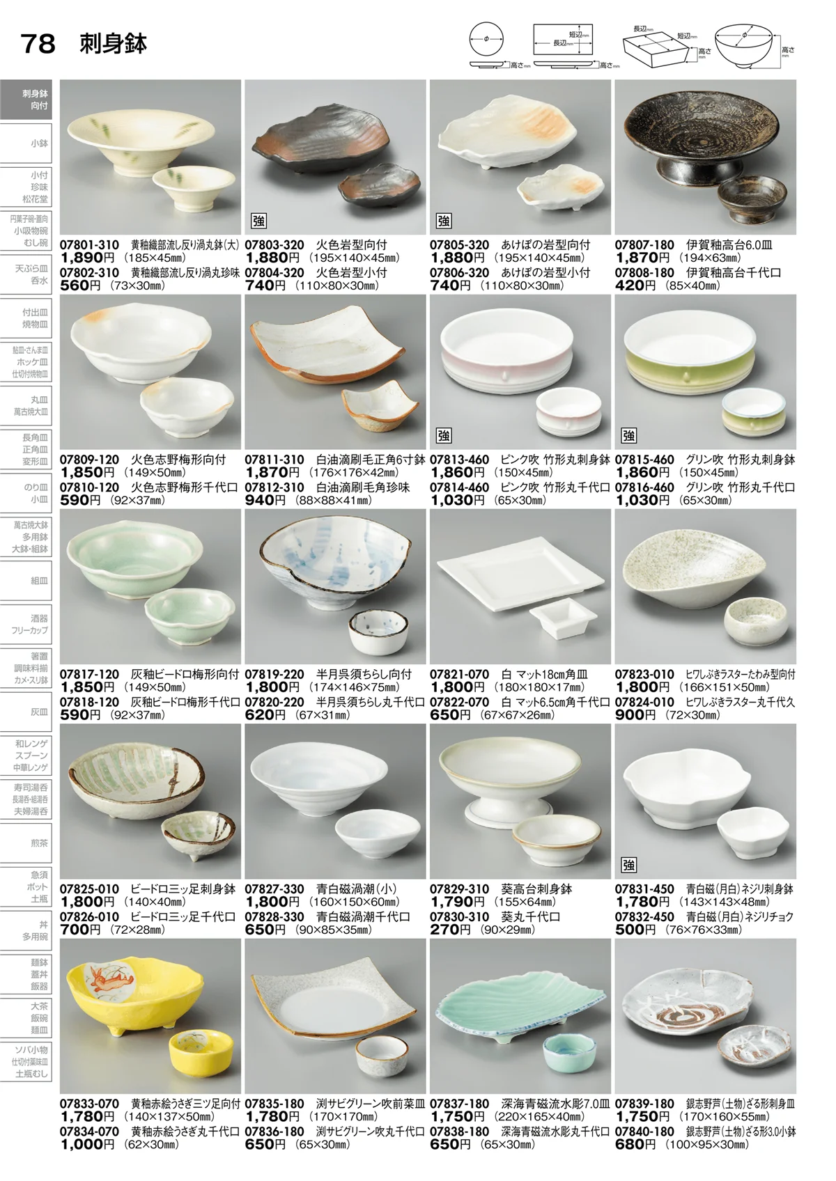 陶里vol.30・ページ番号78・刺身鉢