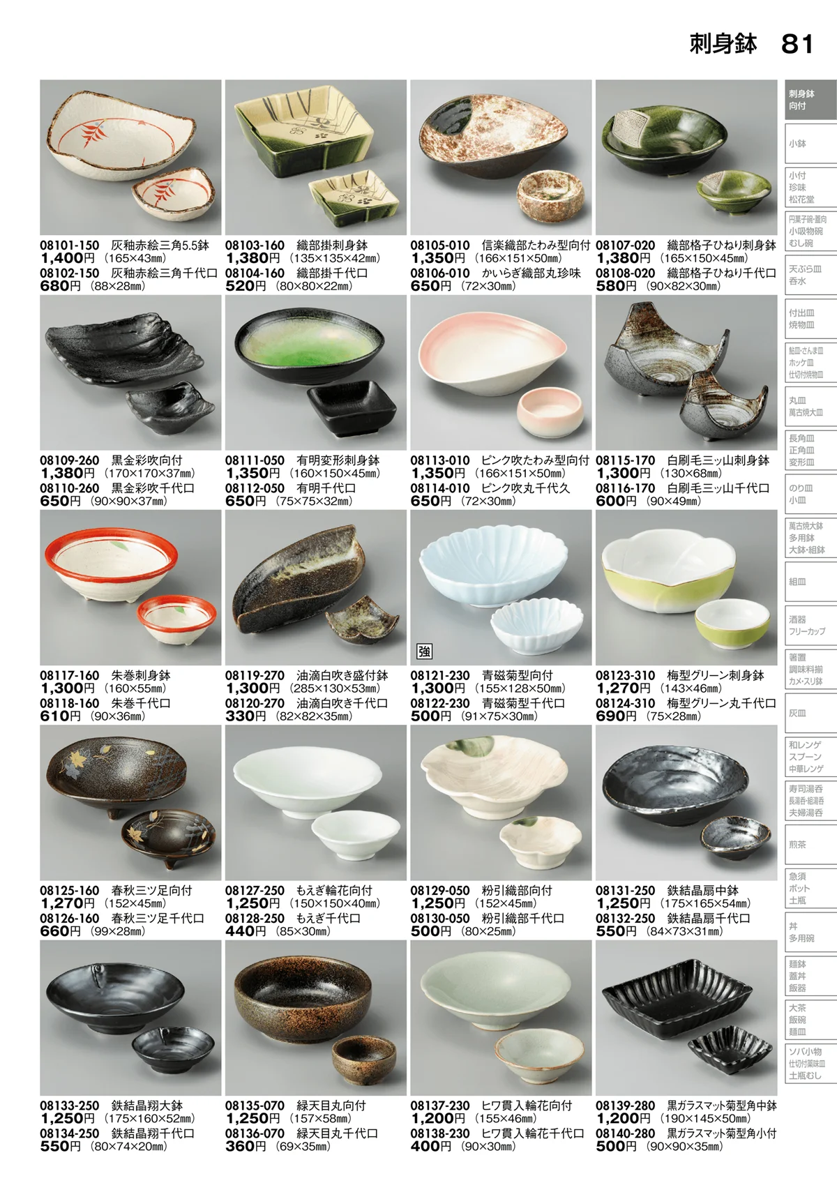 陶里vol.30・ページ番号81・刺身鉢