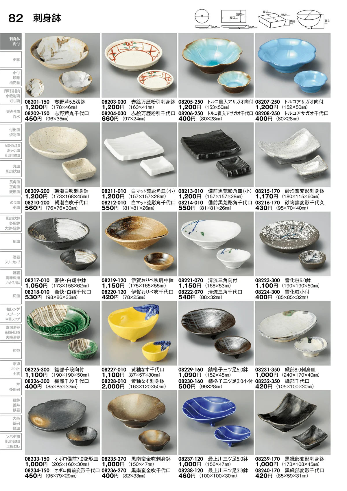陶里vol.30・ページ番号82・刺身鉢