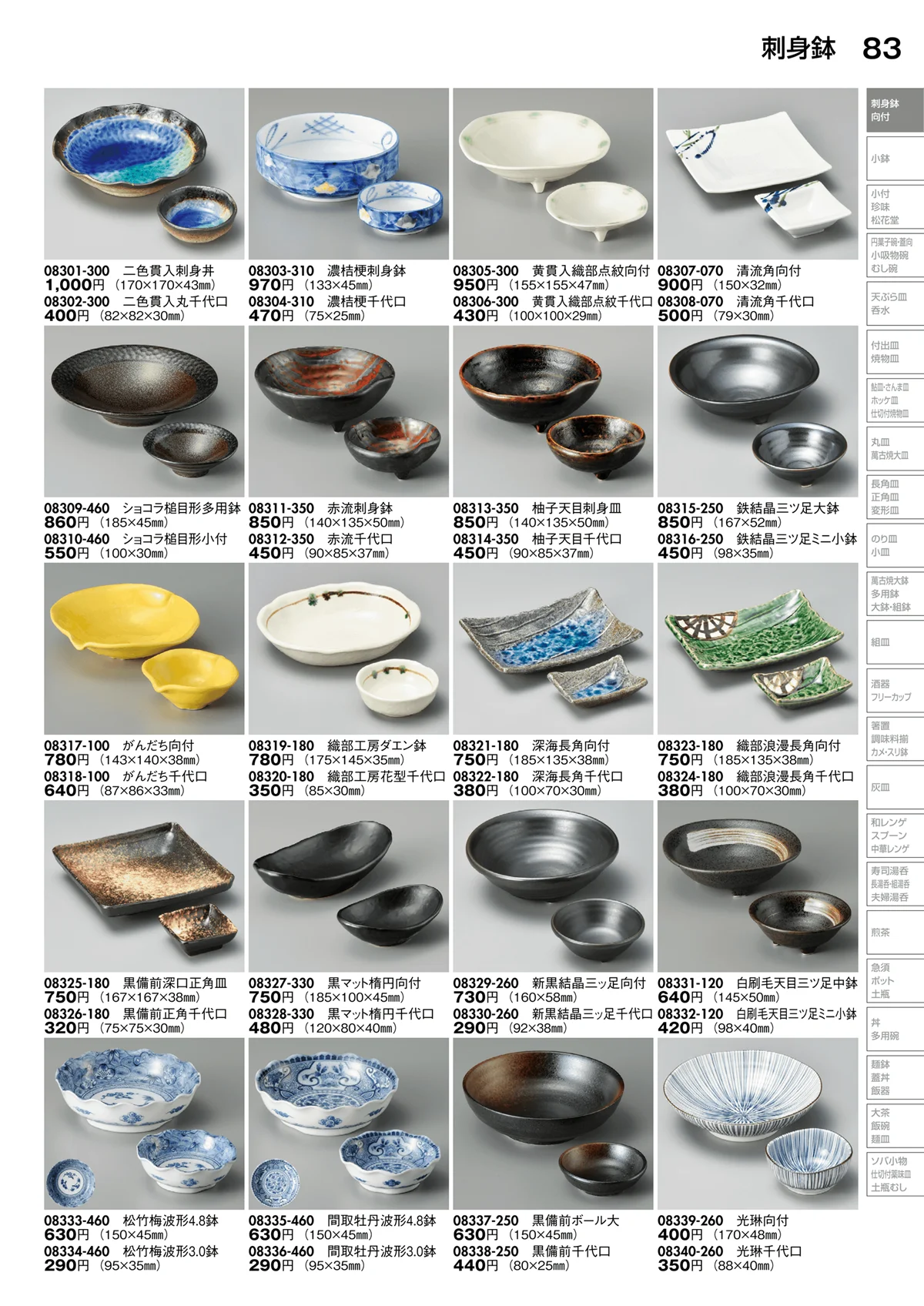 陶里vol.30・ページ番号83・刺身鉢