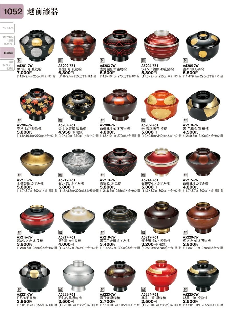 越前漆器 ページ1052