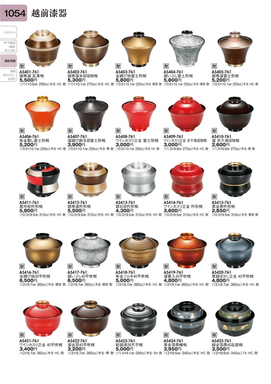 越前漆器 ページ1054
