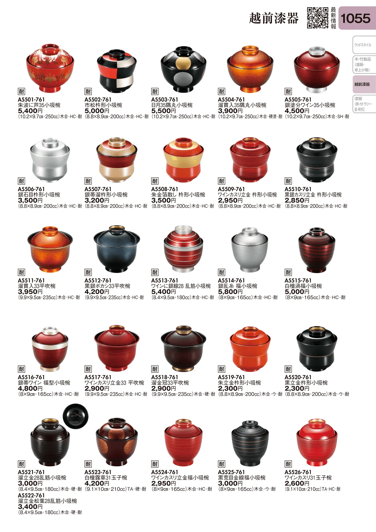 陶里vol.31・ページ番号1055・越前漆器