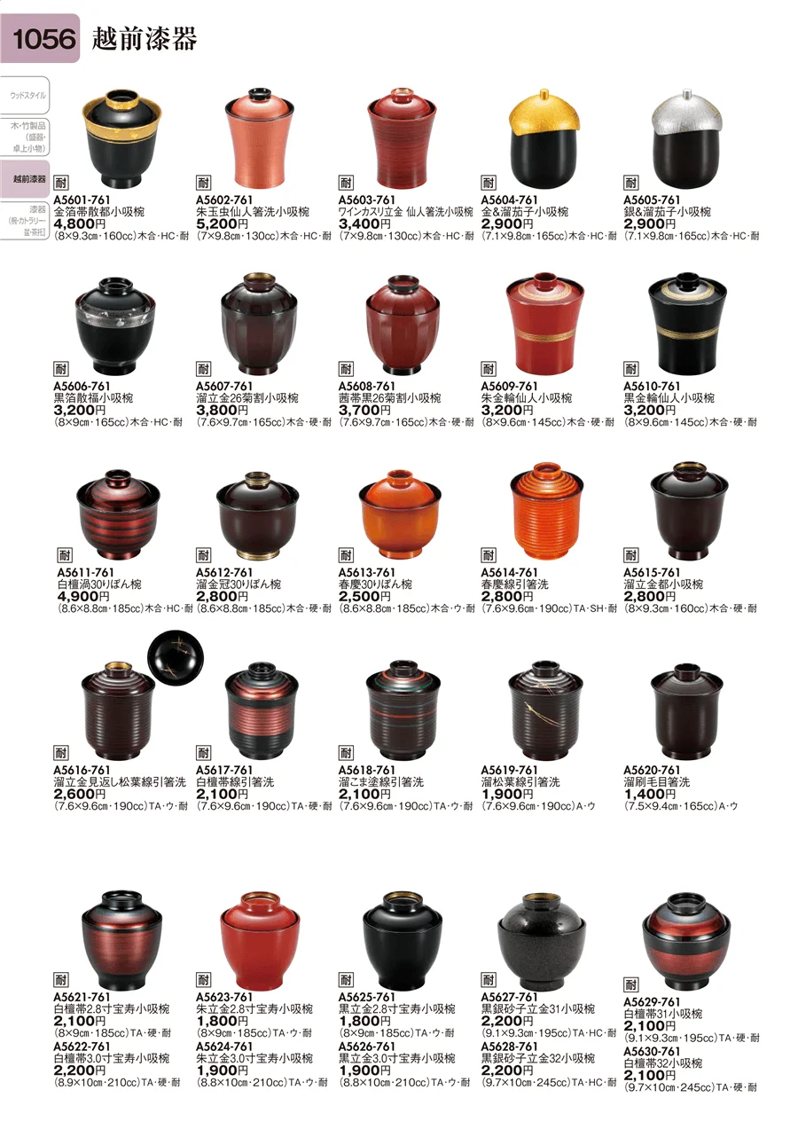 越前漆器 ページ1056
