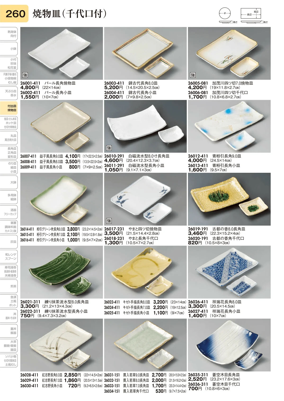 陶里vol.31・ページ番号260・焼物皿（千代口付）