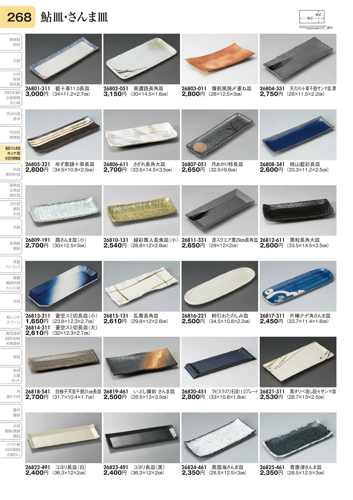 陶里vol.31・ページ番号268・鮎皿･さんま皿