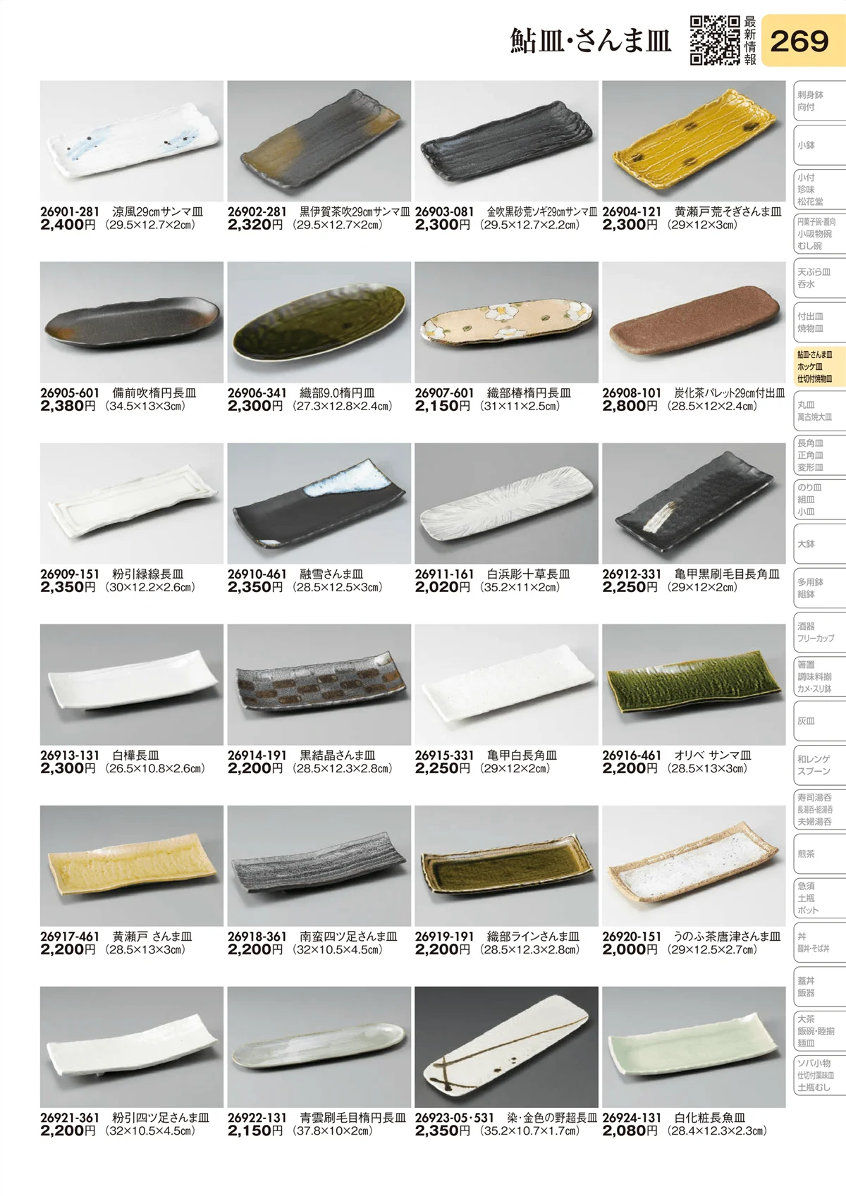 陶里vol.31・ページ番号269・鮎皿･さんま皿