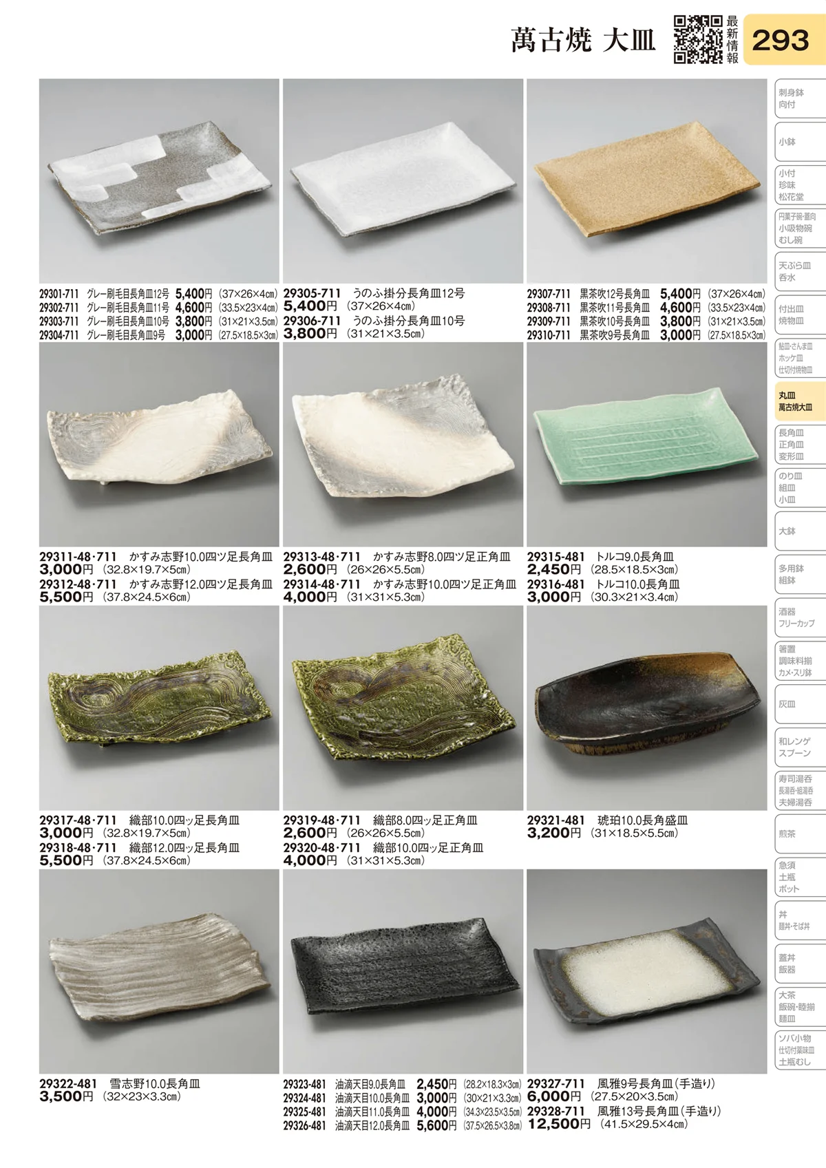 陶里vol.31・ページ番号293・萬古焼 大皿