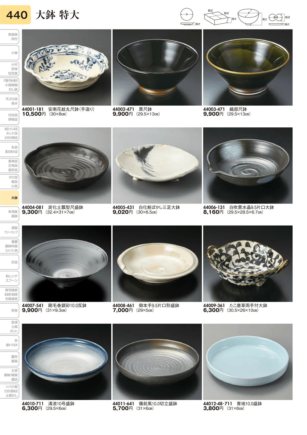 陶里vol.31・ページ番号440・大鉢 特大