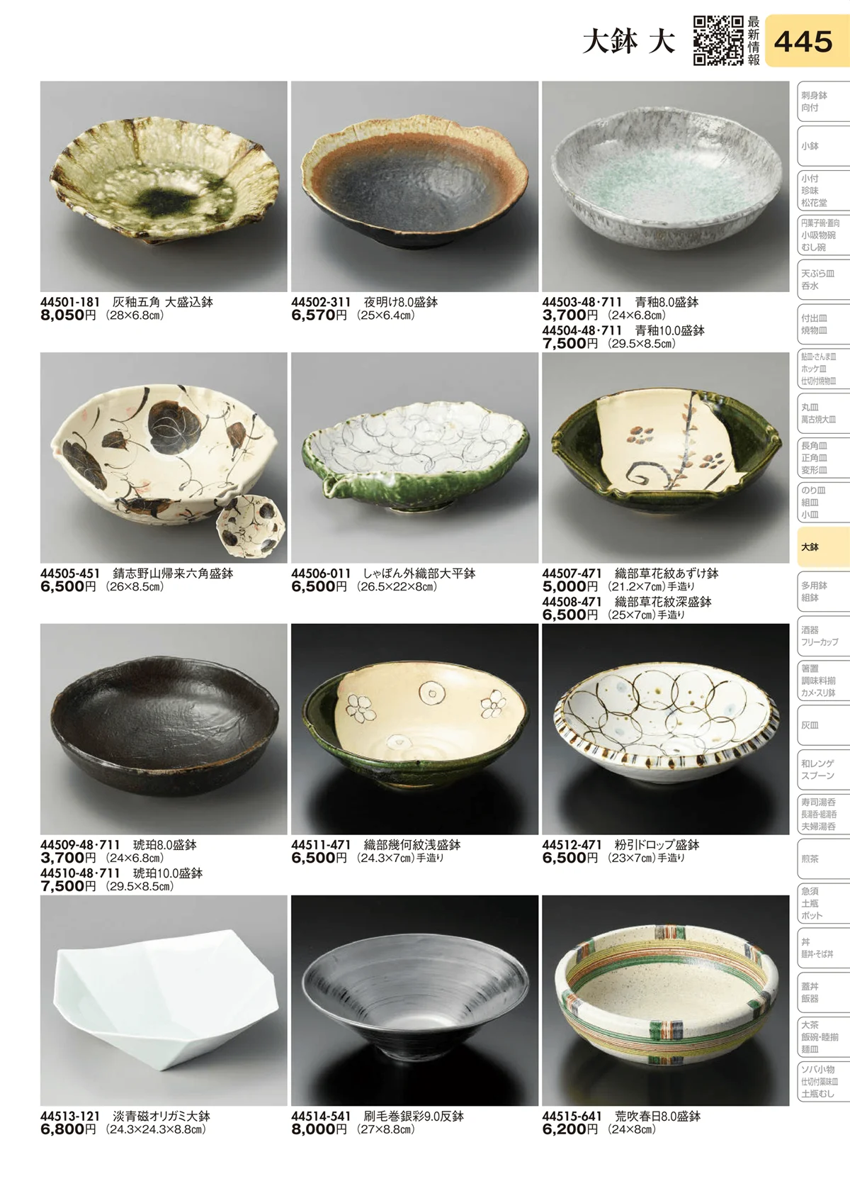 陶里vol.31・ページ番号445・大鉢 大