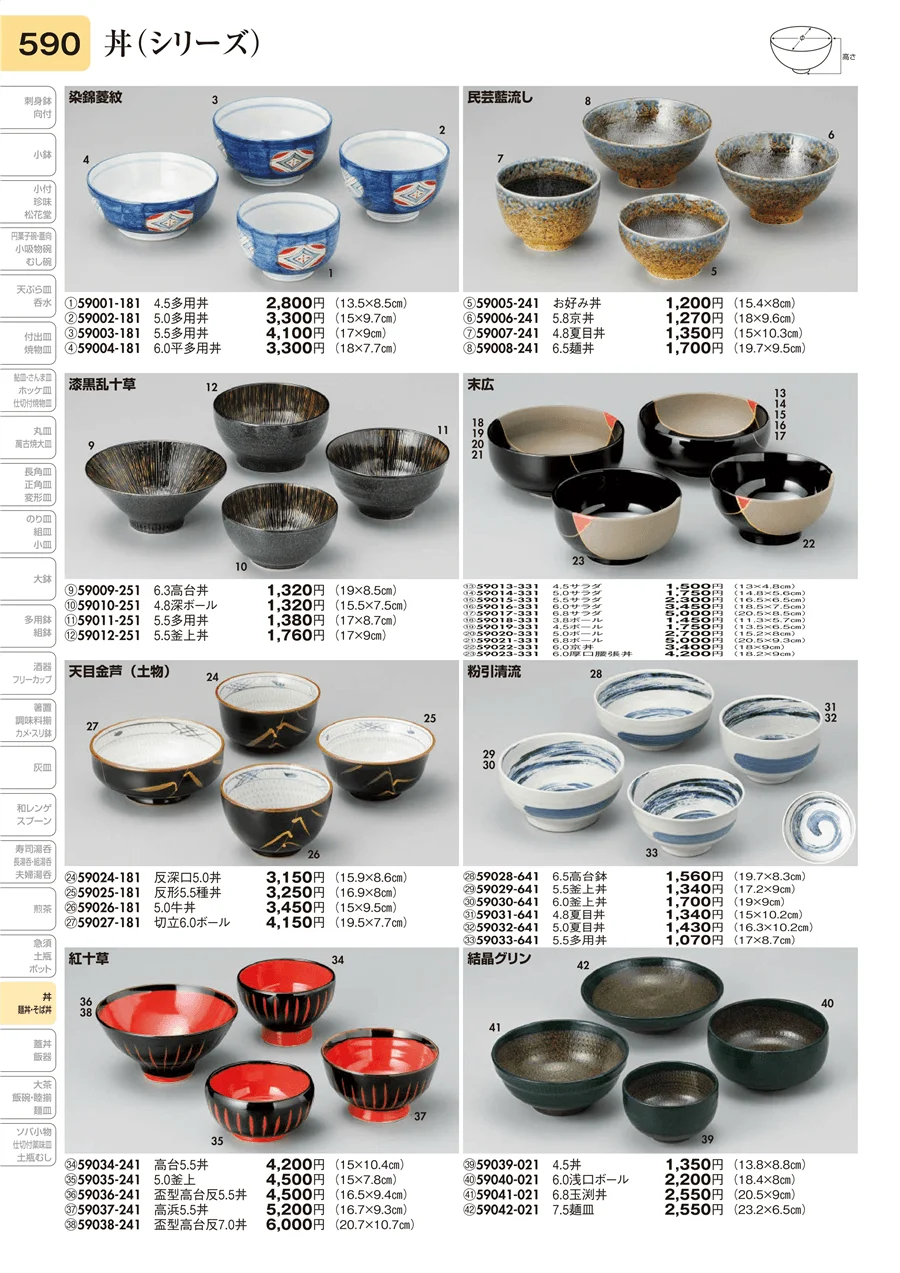 丼（シリーズ） ページ590