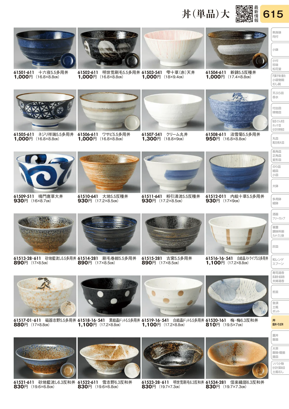 陶里vol.31・ページ番号615・丼（単品）大
