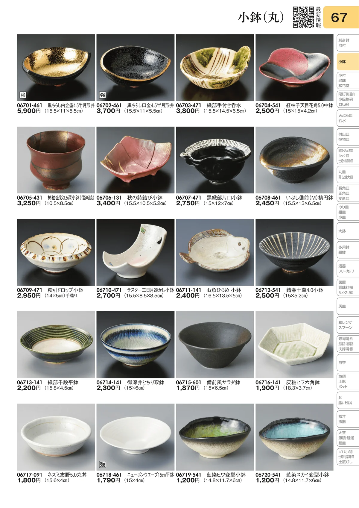 陶里vol.31・ページ番号67・小鉢（丸）