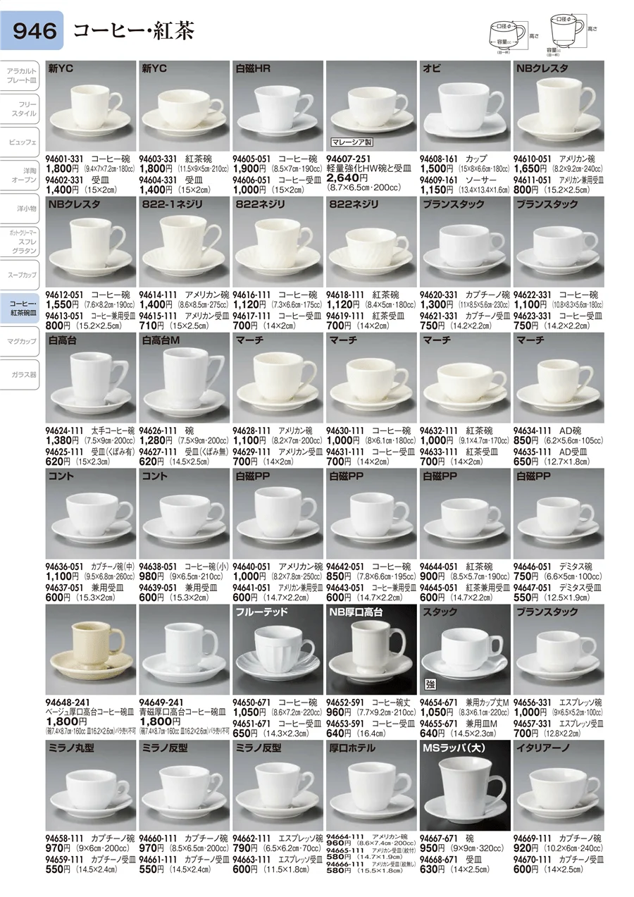 コーヒー･紅茶 ページ946