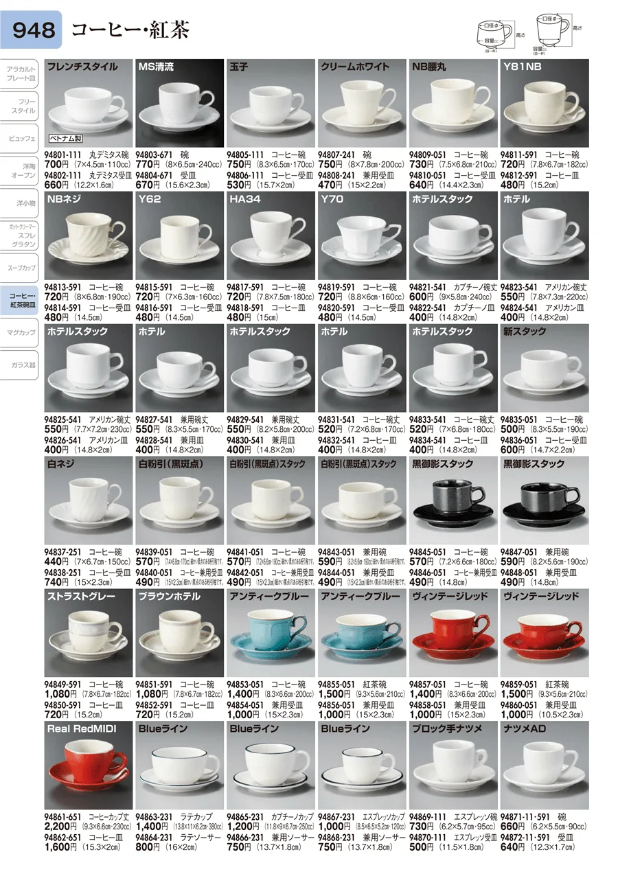 コーヒー･紅茶 ページ948